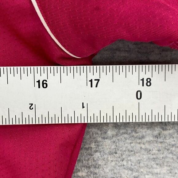 Nike Golf Shirt Womens XS (0-2) Pink Dri Fit Short Sleeve 1/4 Zip Activewear Top - Picture 7 of 12